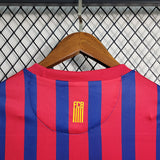Barcelona 2011/12 Vintage Retro Home Long Sleeve Jersey