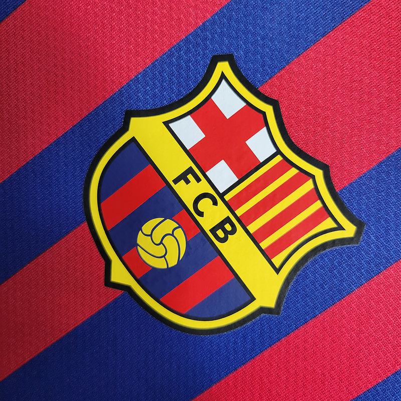 Barcelona 2011/12 Vintage Retro Home Long Sleeve Jersey