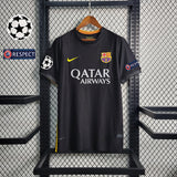 Barcelona 2013/14 Retro Third Away+Personalization+Patches Jersey