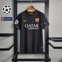 Barcelona 2013/14 Retro Third Away+Personalization+Patches Jersey
