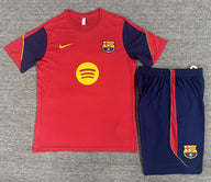Barcelona 2026 Noble Red/Blue Training Kids Jersey Set