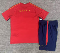 Barcelona 2026 Noble Red/Blue Training Kids Jersey Set