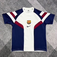 Barcelona 2026 White/Navy Blue/Maroon Jersey