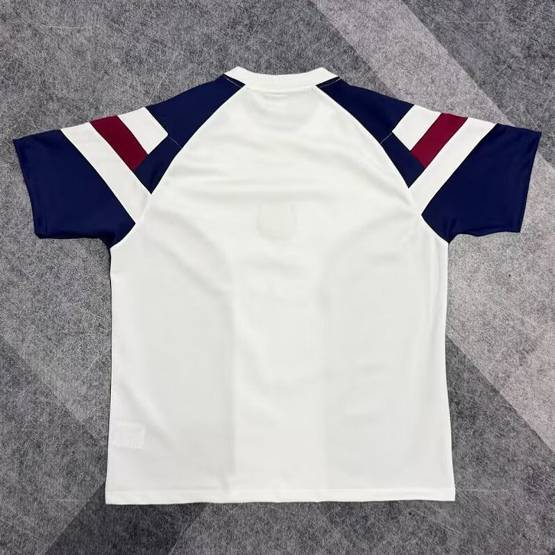 Barcelona 2026 White/Navy Blue/Maroon Jersey