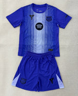 Barcelona 25/26 Blue Goalkeeper Kids Jersey Set