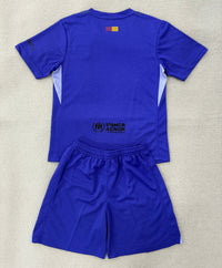 Barcelona 25/26 Blue Goalkeeper Kids Jersey Set