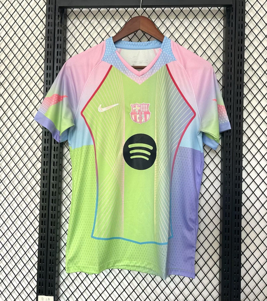 Barcelona 25/26 Green/Pink/Blue Special Edition Jersey