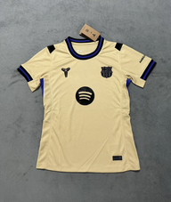 Barcelona 25/26 Light Yellow Gold Away Women Jersey