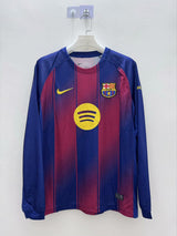 Barcelona 25/26 Red/Blue Home Long Sleeve Jersey