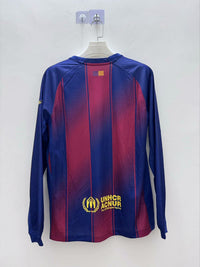 Barcelona 25/26 Red/Blue Home Long Sleeve Jersey