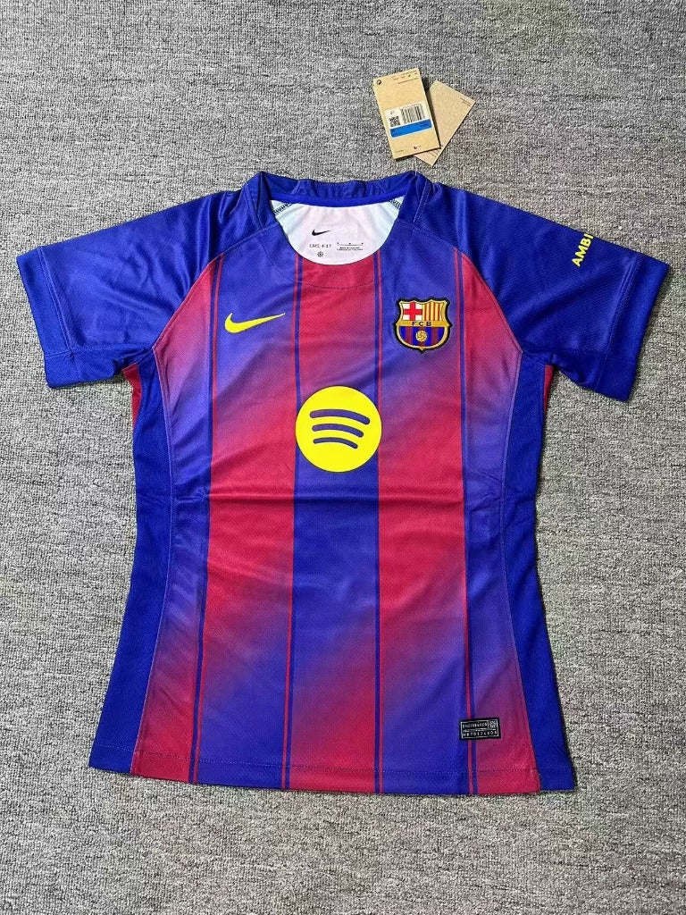 Barcelona 25/26 Red/Blue Home Women Jersey