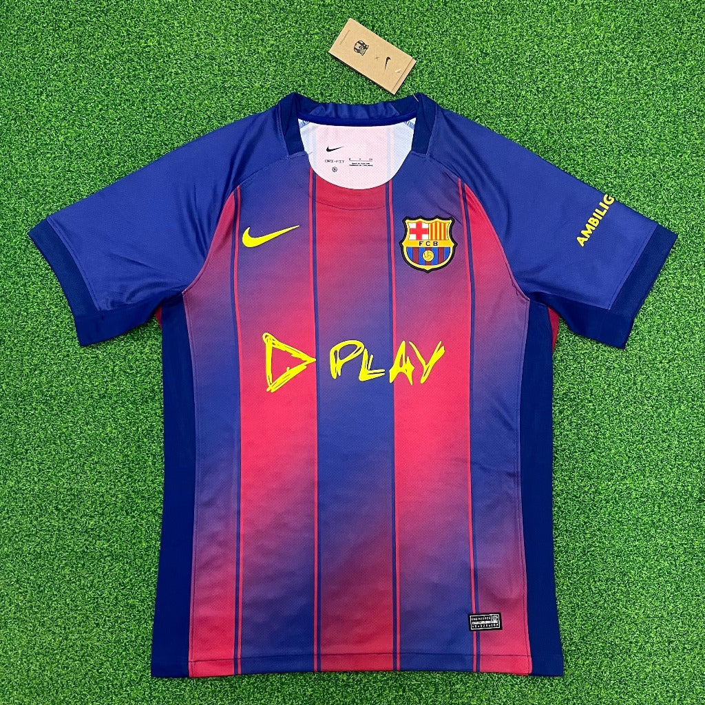 Barcelona 25/26 Red/Blue PLAY Home Jersey