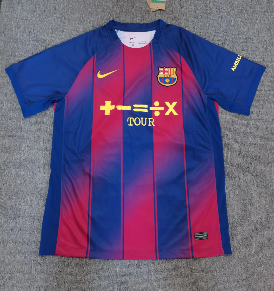 Barcelona 25/26 Red/Blue Tour Home Jersey