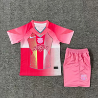 Barcelona 25/26 Red/Pink Kids Jersey Set