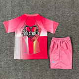 Barcelona 25/26 Red/Pink Kids Jersey Set