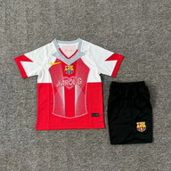 Barcelona 25/26 Red/White Kids Jersey Set