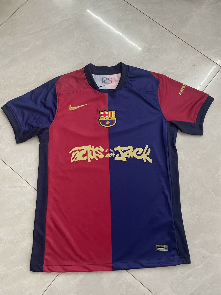 Barcelona 25/26 Travis Scott Cactus Jack Special Version Jersey