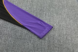 Barcelona 26/27 Black/Purple/Yellow Trim Quarter-Zip Long Sleeve Tracksuit