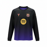 Barcelona 26/27 Black-To-Purple Gradient Away Long Sleeve Jersey
