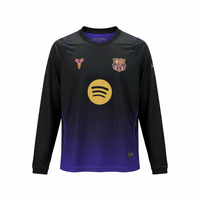 Barcelona 26/27 Black-To-Purple Gradient Away Long Sleeve Jersey