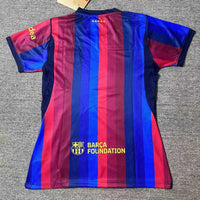 Barcelona 26/27 Blue/Red Stripes Home Women Jersey