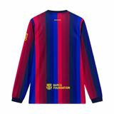 Barcelona 26/27 Classic Blaugrana Vertical Stripes Home Long Sleeve Jersey