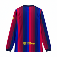 Barcelona 26/27 Classic Blaugrana Vertical Stripes Home Long Sleeve Jersey
