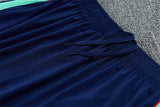 Barcelona 26/27 Deep Blue/Mint-Green Quarter-Zip Third Long Sleeve Tracksuit
