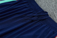 Barcelona 26/27 Deep Blue/Mint-Green Quarter-Zip Third Long Sleeve Tracksuit