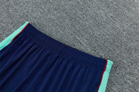 Barcelona 26/27 Deep Blue/Mint-Green Quarter-Zip Third Long Sleeve Tracksuit