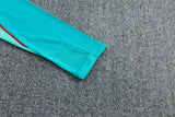 Barcelona 26/27 Deep Blue/Mint-Green Quarter-Zip Third Long Sleeve Tracksuit