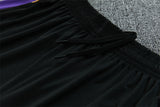 Barcelona 26/27 Gold/Purple/Black Quarter-Zip Long Sleeve Tracksuits