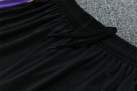 Barcelona 26/27 Gold/Purple/Black Quarter-Zip Long Sleeve Tracksuits