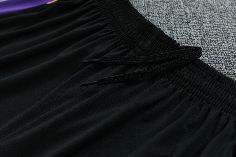 Barcelona 26/27 Gold/Purple/Black Quarter-Zip Long Sleeve Tracksuits