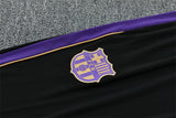 Barcelona 26/27 Gold/Purple/Black Quarter-Zip Long Sleeve Tracksuits