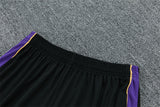 Barcelona 26/27 Gold/Purple/Black Quarter-Zip Long Sleeve Tracksuits