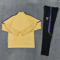 Barcelona 26/27 Gold/Purple/Black Quarter-Zip Long Sleeve Tracksuits