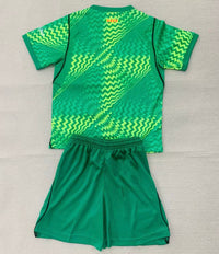 Barcelona 26/27 Green Chevron Goalkeeper Kids Jersey Set