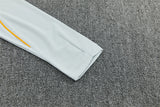 Barcelona 26/27 Light Grey/Black/ Orange Trim Away Training Tracksuit Set