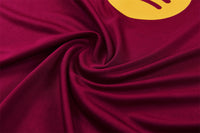 Barcelona 26/27 Maroon/Navy/Gold Trim Quarter-Zip Long Sleeve Tracksuit