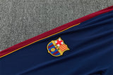 Barcelona 26/27 Navy/Burgundy Quarter-Zip Long Sleeve Training Tracksuit