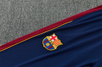 Barcelona 26/27 Navy/Burgundy Quarter-Zip Long Sleeve Training Tracksuit