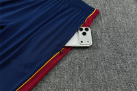 Barcelona 26/27 Navy/Burgundy Quarter-Zip Long Sleeve Training Tracksuit