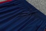 Barcelona 26/27 Navy/Burgundy Quarter-Zip Long Sleeve Training Tracksuit