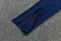 Barcelona 26/27 Navy/Burgundy Quarter-Zip Long Sleeve Training Tracksuit