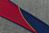 Barcelona 26/27 Navy/Burgundy Quarter-Zip Long Sleeve Training Tracksuit