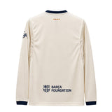 Barcelona 26/27 Off-White/Maroon Fourth Long Sleeve Jersey