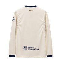 Barcelona 26/27 Off-White/Maroon Fourth Long Sleeve Jersey