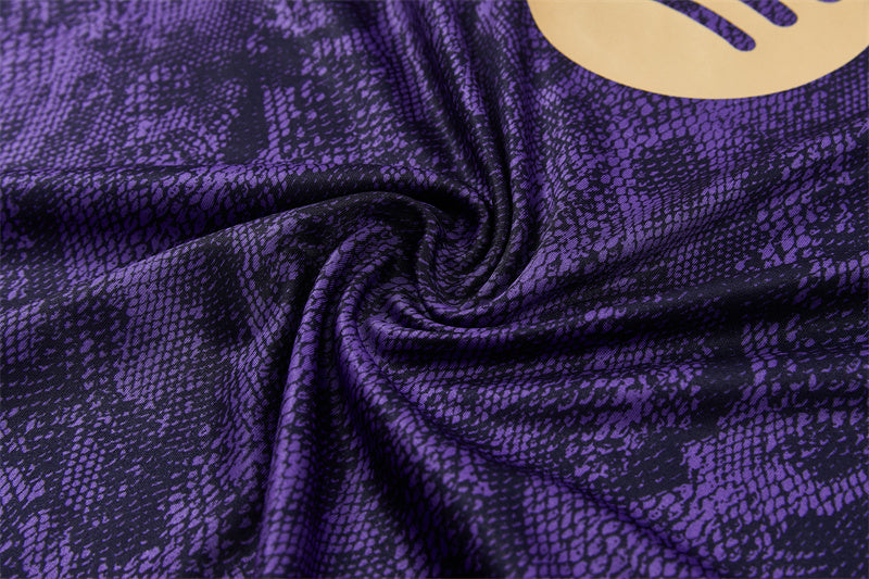 Barcelona 26/27 Purple/Black Snakeskin Pattern Long Sleeve Tracksuit
