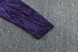 Barcelona 26/27 Purple/Black Snakeskin Pattern Long Sleeve Tracksuit